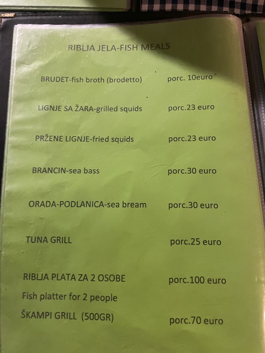Menu Konoba Vila Velebita-4