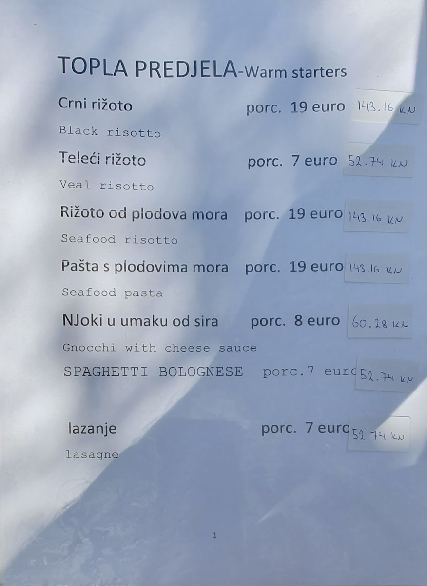 Menu Konoba Vila Velebita-8